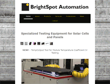 Tablet Screenshot of brightspotautomation.com